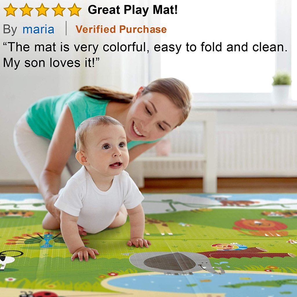 亚马逊上卖得最好的婴儿游戏垫