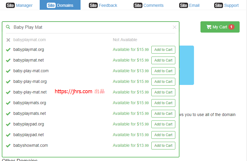怎样在Wealthy Affiliate上注册域名